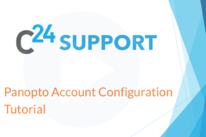 Panopto Account Configuration Tutorial