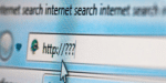 Web browser search bar with question marks and a cursor hovering over.